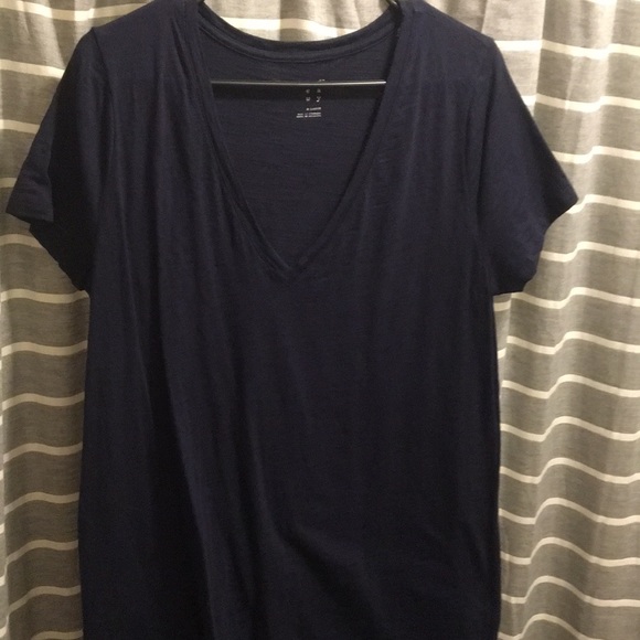 a new day Tops - A new day blue v neck shirt extra large like new